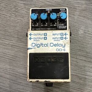 Boss DD-6 Digital Delay Guitar Effect Pedal Used